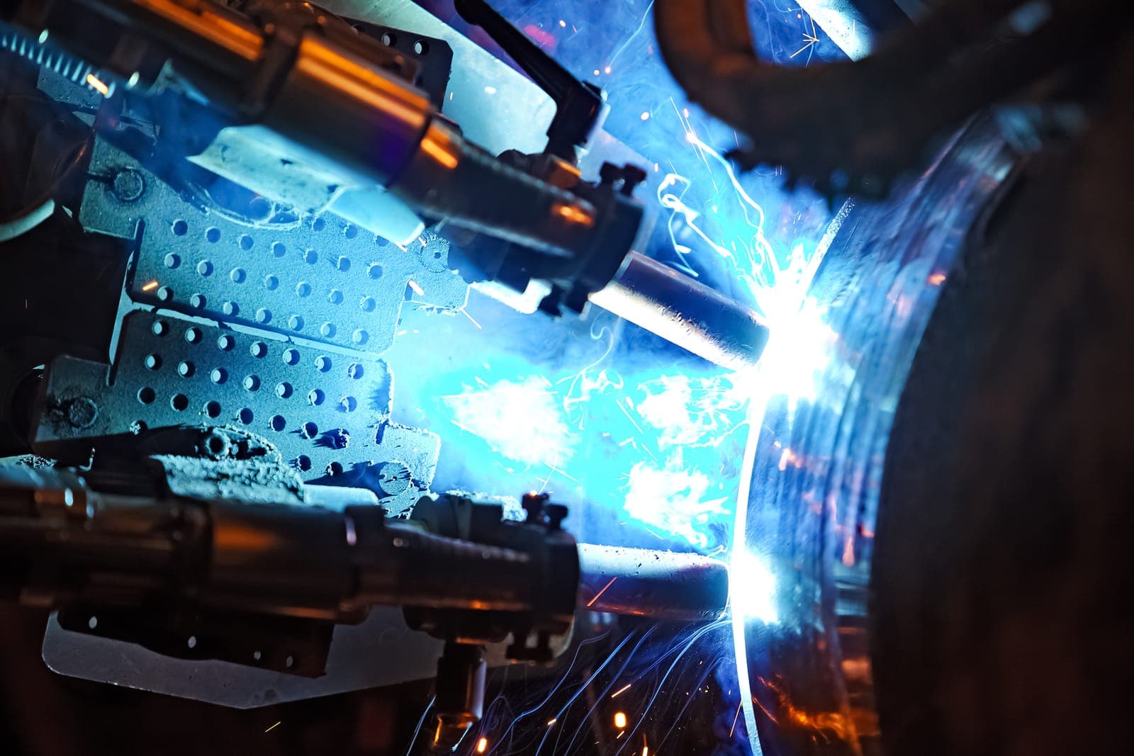 Precision welding work